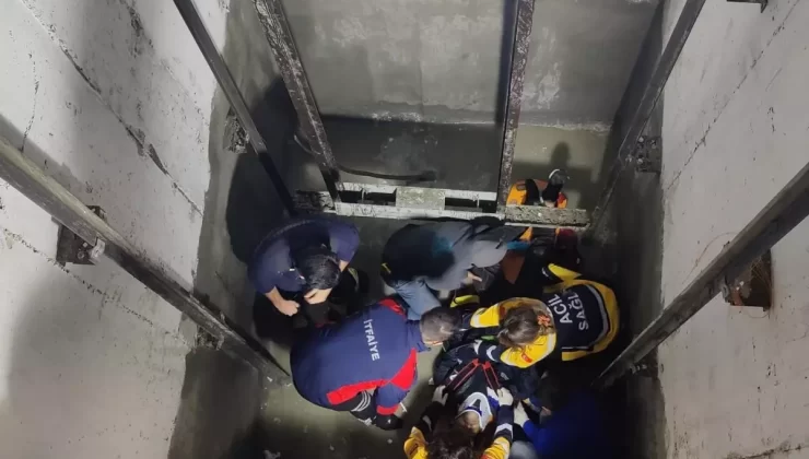 Asansör Boşluğuna Düşen İnşaat İşçisi Yaralandı