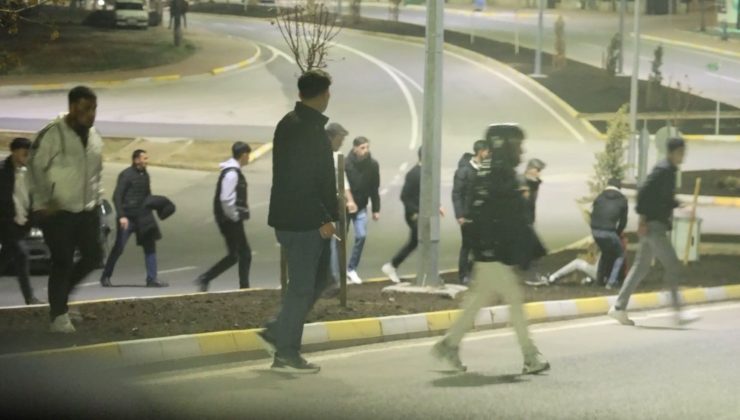 Asker cümbüşü sopalı hengameye dönüştü, destek takım arbedeyi zahmetle önledi