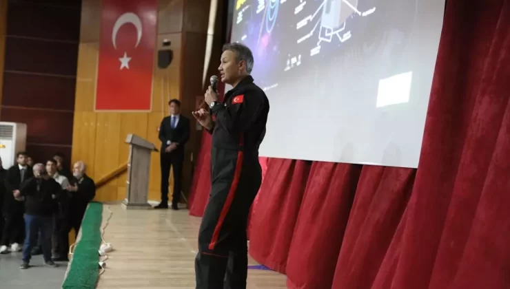 Astronot Gezeravcı, Mersin’de Uzay Programını Tanıttı