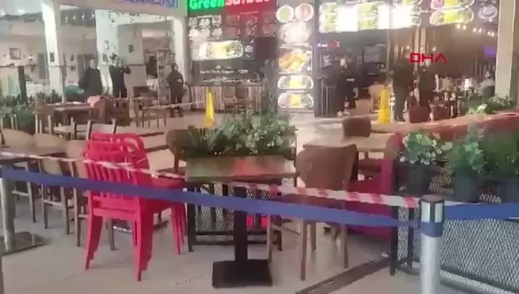 AVM’de Asma Tavan Parçaları Düşerek Vatandaşı Yaraladı