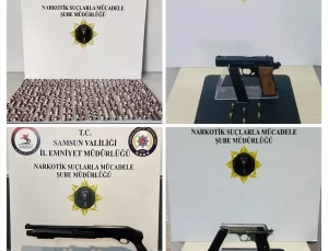 Bafra ve İlkadım’da Uyuşturucu Operasyonu