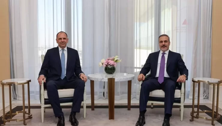 Bakan Fidan, Yunan Mevkidaşı Gerapetritis ile Görüştü