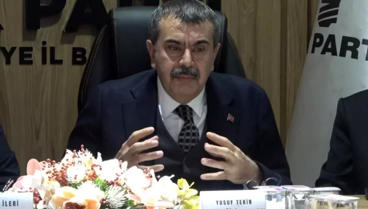 Bakan Tekin: “2024-2025 eğitim-öğretim yılında 9 bin 400 dersliğin 7 bin 500 tanesinin inşaatını tamamlayıp teslim ettik”