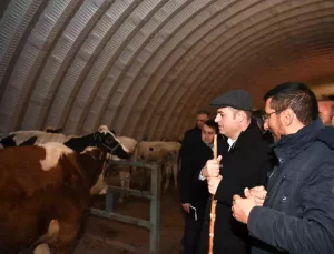Balıkesir Büyükşehir Belediye Başkanı Ahmet Akın, Hayvan Pazarını Ziyaret Etti