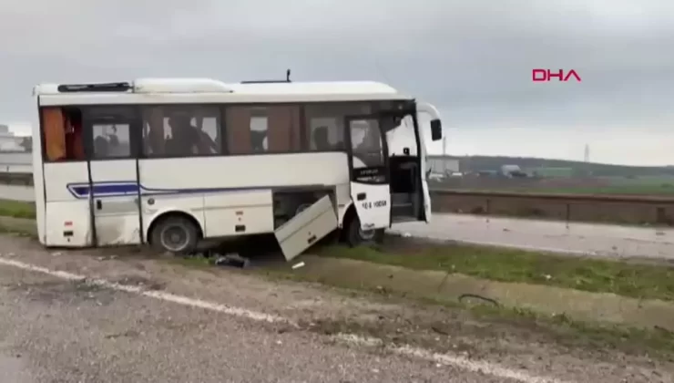 Balıkesir’de Midibüs Kazası: 1’i Ağır 18 Yaralı