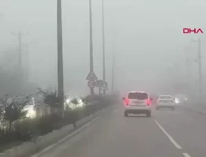 Bartın’da Ağır Sis: Görüş Arası 10 Meteye Düştü