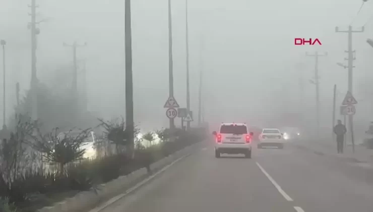 Bartın’da Ağır Sis: Görüş Arası 10 Meteye Düştü