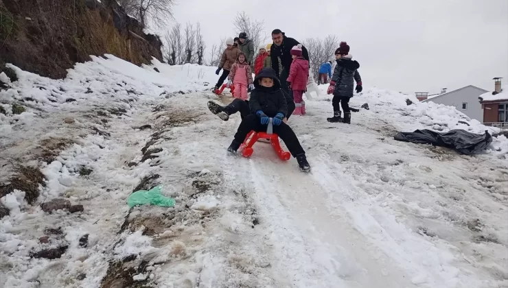 Başkan Savaş Çocuklarla Kar Eğlencesinde