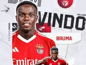 Benfica eski Fenerbahçe ve Galatasaray oyuncusu Bruma’nın transferini resmen duyurdu