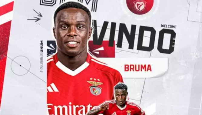 Benfica eski Fenerbahçe ve Galatasaray oyuncusu Bruma’nın transferini resmen duyurdu
