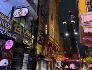 Beyoğlu’nda Otelde Yangın