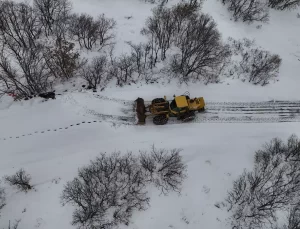Bingöl’de Kar Yağışı Nedeniyle 77 Köy Yolu Kapandı