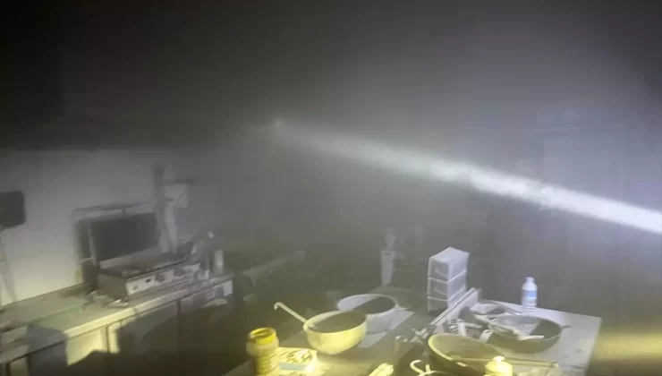 Burdur’da Kafede Yangın Çıktı