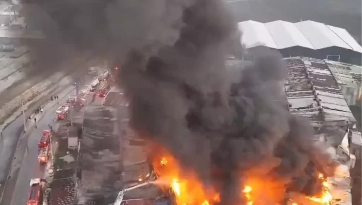 Bursa’da Geri Dönüşüm Tesisinde ve Dokuma Fabrikasında Yangın