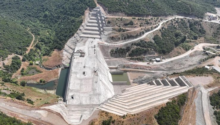 Bursa’da Gölecik Barajı’nın yapımı sürüyor