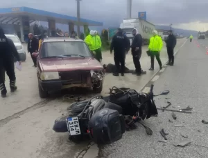 Bursa’da Motosiklet Kazası: Sürücü Yaralandı