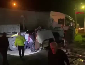 Bursa’da TIR Kazası: Sürücüler Yaralandı