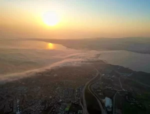 Büyükçekmece’de Kartpostallık Gün Batımı