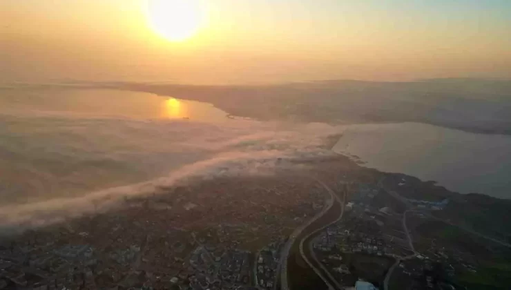 Büyükçekmece’de Kartpostallık Gün Batımı