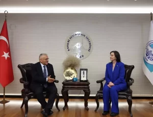 Büyükkılıç, Karadağ Heyetini Ağırladı