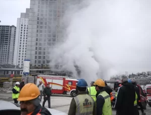 Çankaya’da İnşaat Alanında Yangın