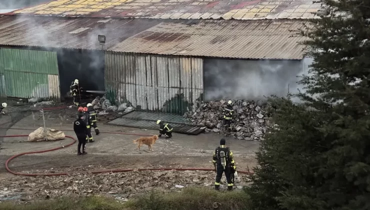 Çayırova’da Fabrika Yangını