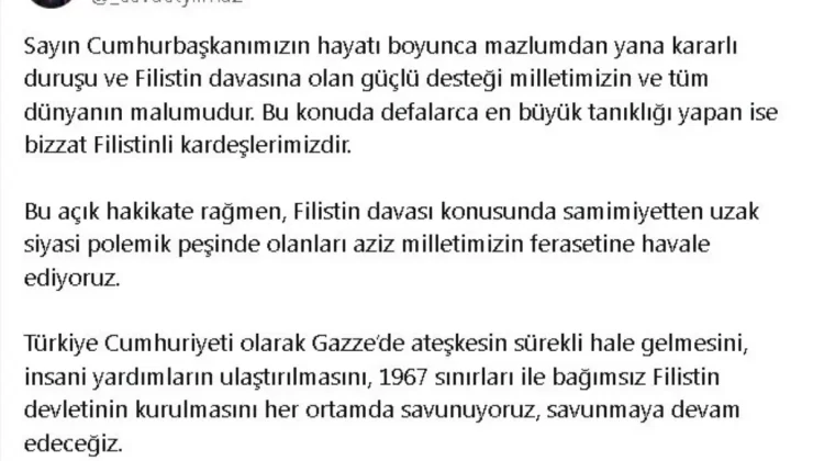 Cevdet Yılmaz: Siyasi polemik peşinde olanları milletimize havale ediyoruz