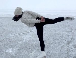 Çıldır Gölü’nde idman yaparak dünya şampiyonasına hazırlanıyor