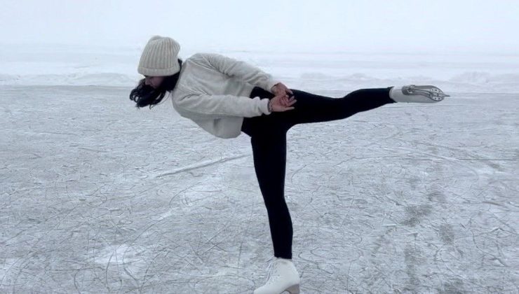 Çıldır Gölü’nde idman yaparak dünya şampiyonasına hazırlanıyor