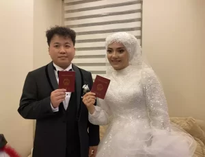 Çinli Gelin Müslüman Oldu, Aşk Uzak Mesafeleri Aştı