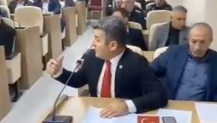 Çorum’da MHP’li meclis üyesinin ‘sayın Öcalan’ ifadesi