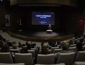 ÇÜ’de Deprem Şehitleri Anma Programı