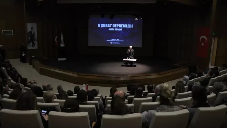 ÇÜ’de Deprem Şehitleri Anma Programı