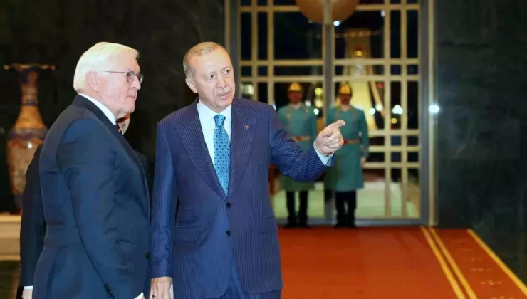 Cumhurbaşkanı Erdoğan, Almanya Cumhurbaşkanı Steinmeier ile görüştü
