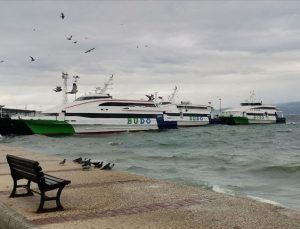 Deniz ulaşımına fırtına pürüzü: İDO ve BUDO’dan sefer iptalleri var