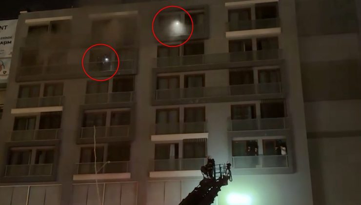 Denizli’de 7 katlı binada yangın: Mahsur kalanlar kurtarılmayı bekliyor