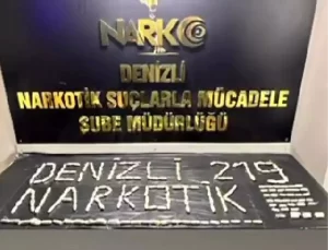 Denizli’de Uyuşturucu Kuryesi Yakalandı