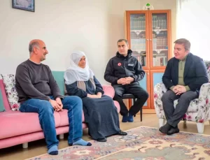 Depremin İkinci Yıl Dönümünde Arıca Ailesi Ziyaret Edildi