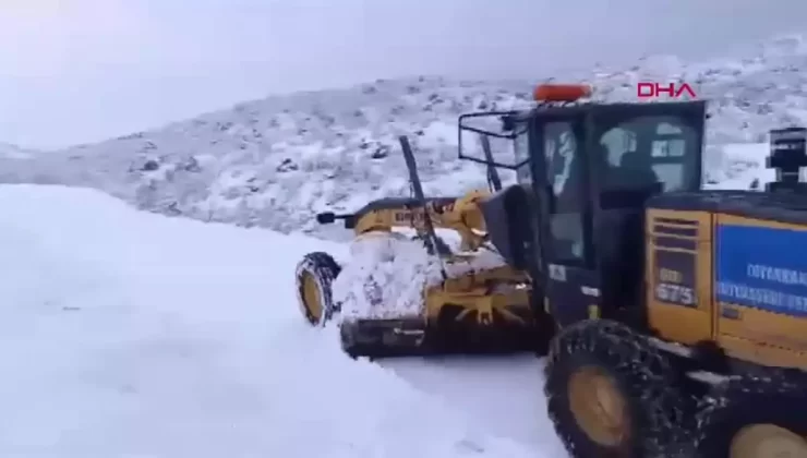 Diyarbakır’da Kar Nedeniyle Kapanan 129 Kilometre Yol Ulaşıma Açıldı