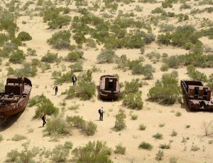 Dünyanın dördüncü büyük gölü Aral, çöle dönüştü
