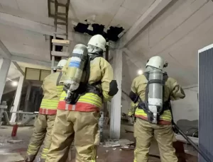 Düzce’de Ahşap Atölyesinde Yangın