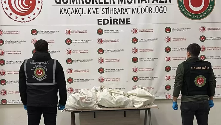 Edirne Kapıkule Sınır Kapısı’nda 67 Kilo Uyuşturucu Ele Geçirildi