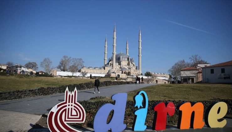 Edirne’ye giriş yapan turist sayısı ocakta arttı