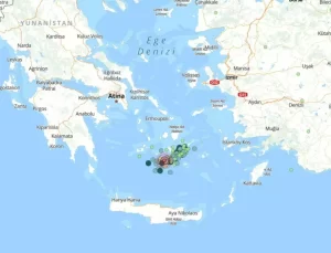 Ege Denizi’nde 89 Deprem Gerçekleşti