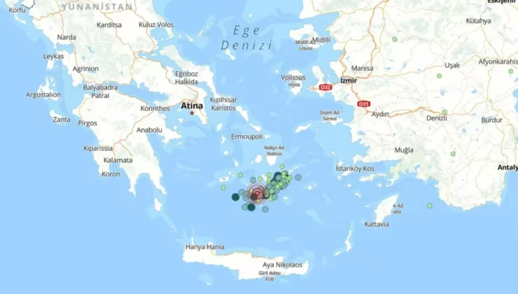 Ege Denizi’nde 89 Deprem Gerçekleşti