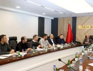 Elazığ’da Altyapı Koordinasyon Toplantısı Gerçekleşti