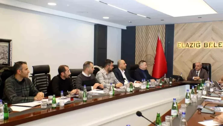 Elazığ’da Altyapı Koordinasyon Toplantısı Gerçekleşti