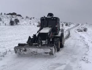 Elazığ’da kar nedeniyle 59 yol kapandı