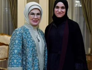 Emine Erdoğan, Suriye Cumhurbaşkanı Şara’nın eşiyle görüştü