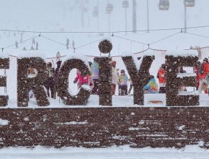 Erciyes’te kar kalınlığı 80 santime ulaştı